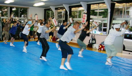 男踊り練習